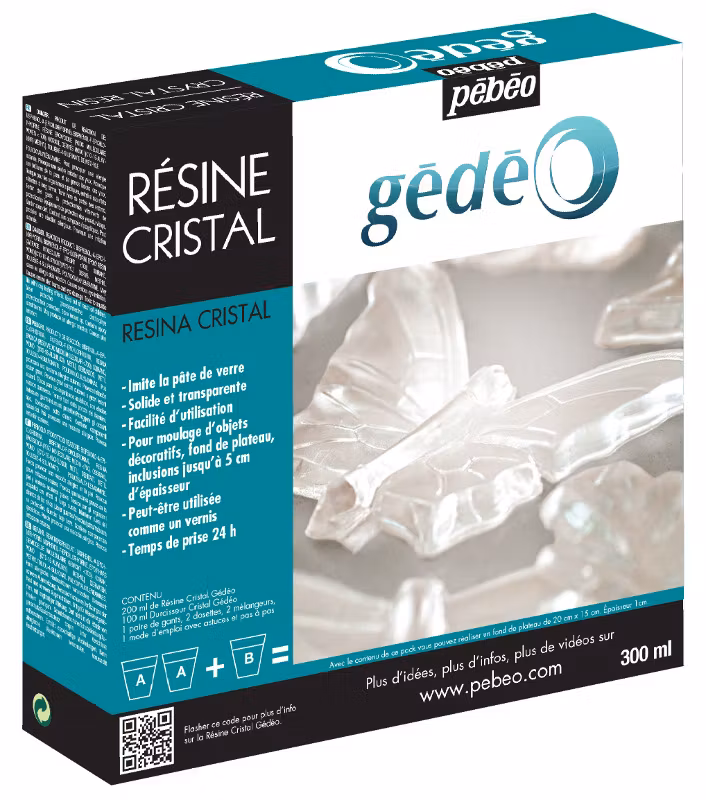 Resin Epoxi Pebeo Crystal Resin kit 300ml