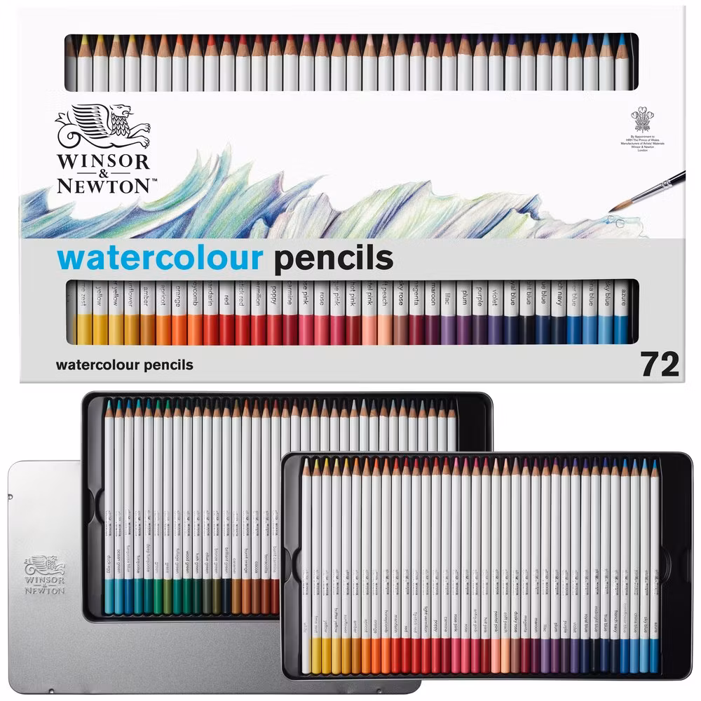 Akvarellpennset Winsor & Newton Studio Collection 72 kulörer