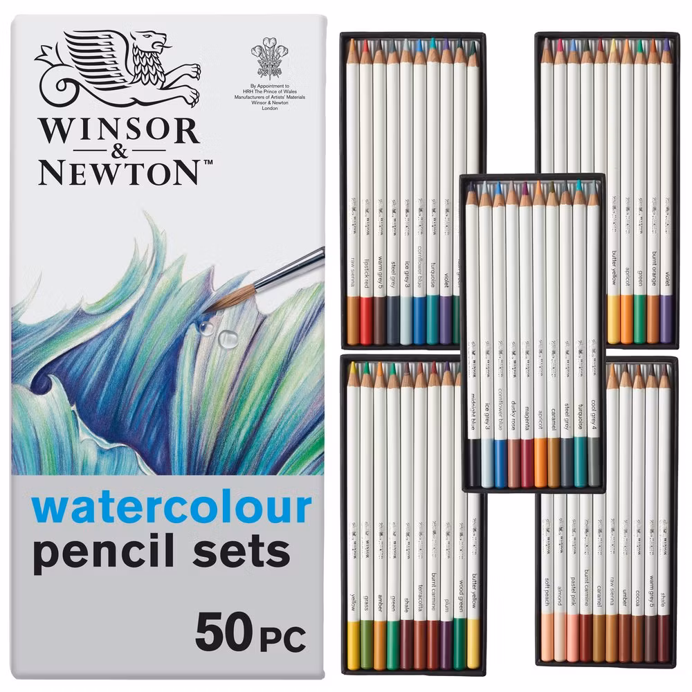 Akvarellpennset Winsor & Newton Studio Collection 50 kulörer