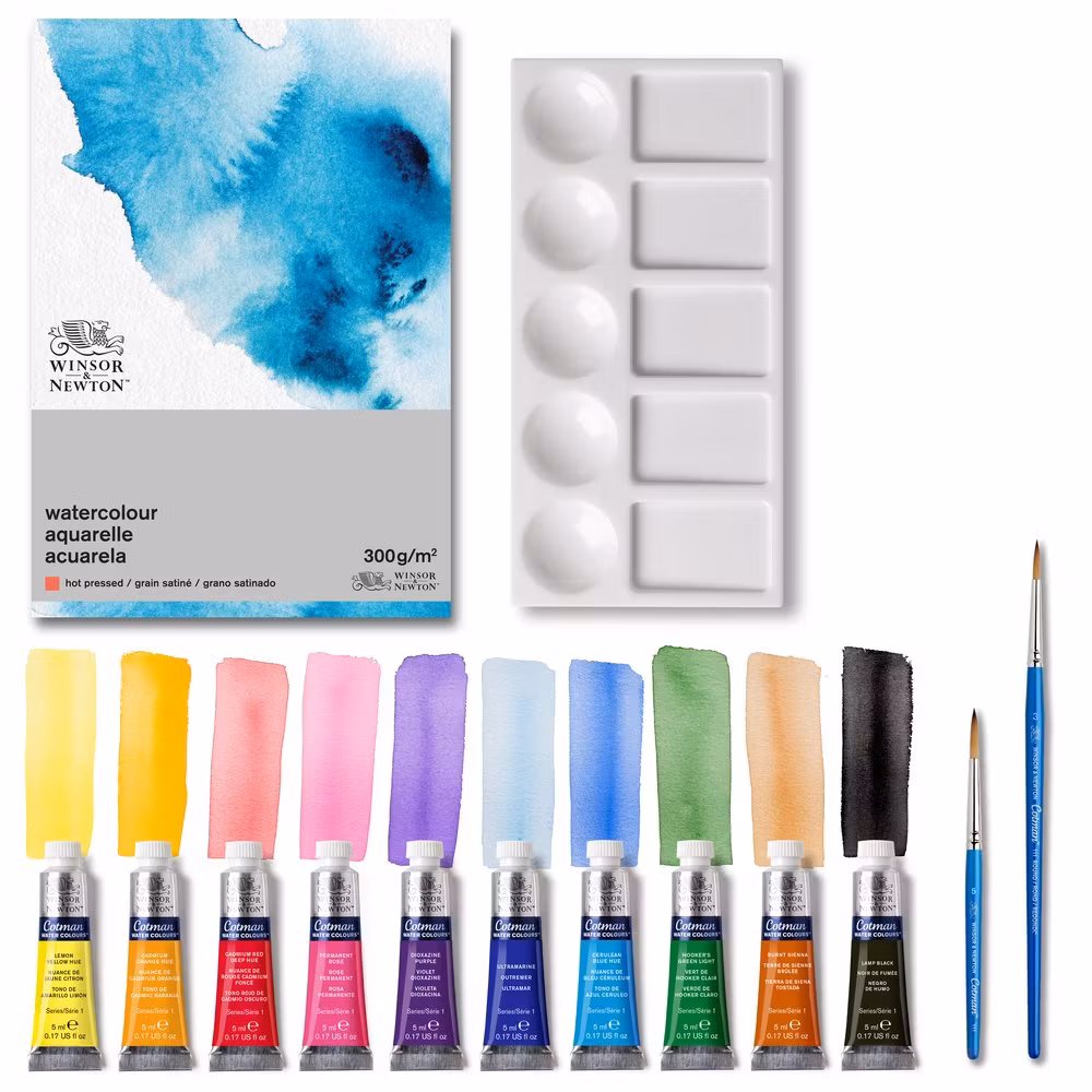 Akvarell set -Winsor Newton-3 delar