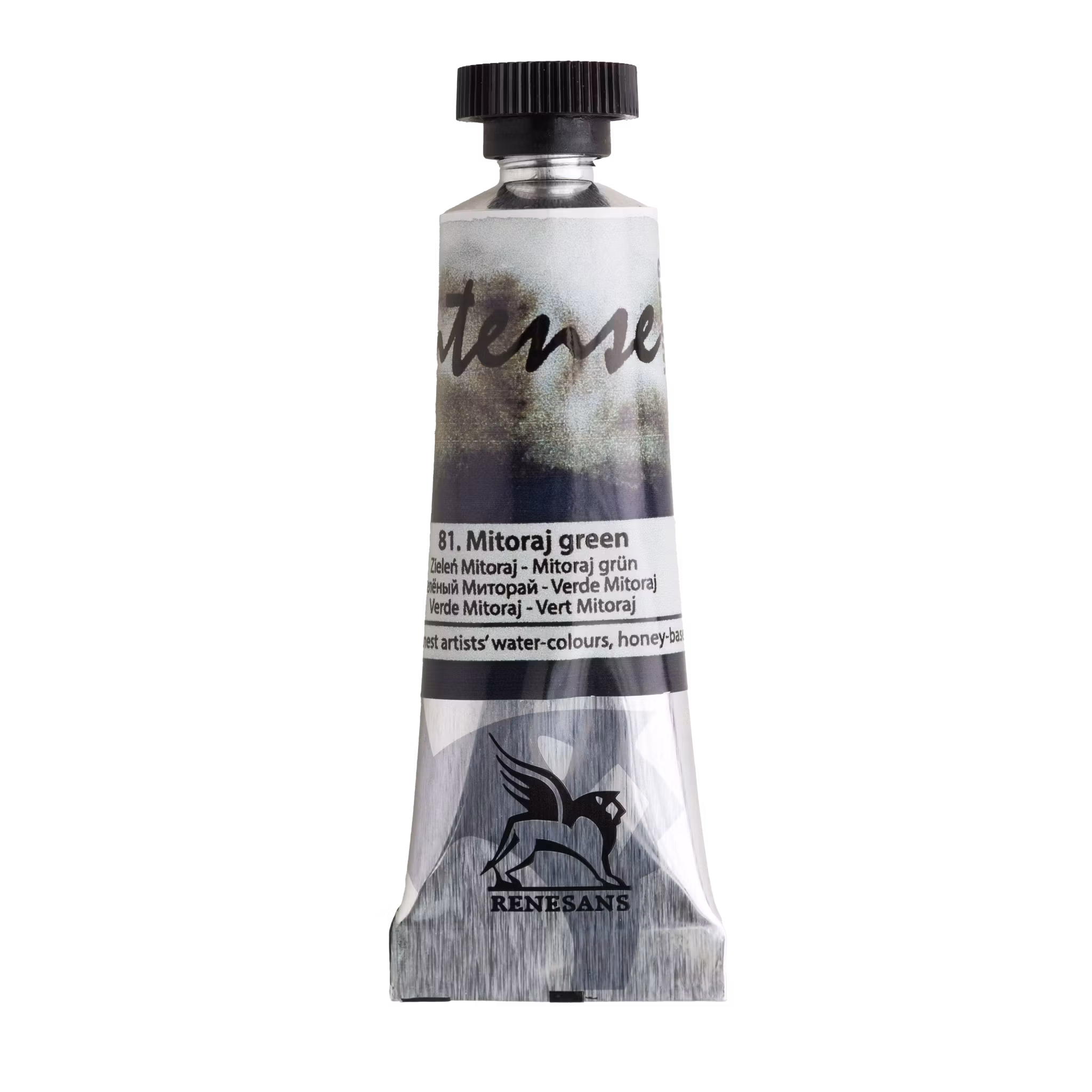 Renesans-extrafine watercolours in tubes 15 ml-81 MITORAJ GREEN