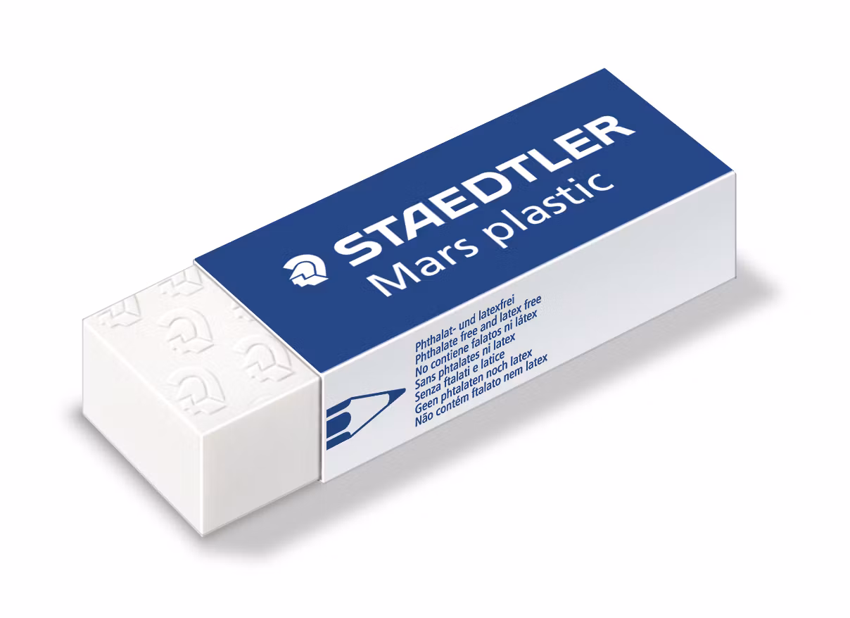 Radergummi-Staedler-vit