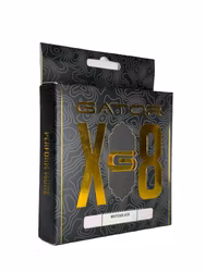 GATOR X8 BRAIDED LINE 0,20 130m - BlackWhite