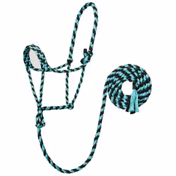 Weaver Braided Ropehalter Mint/Black