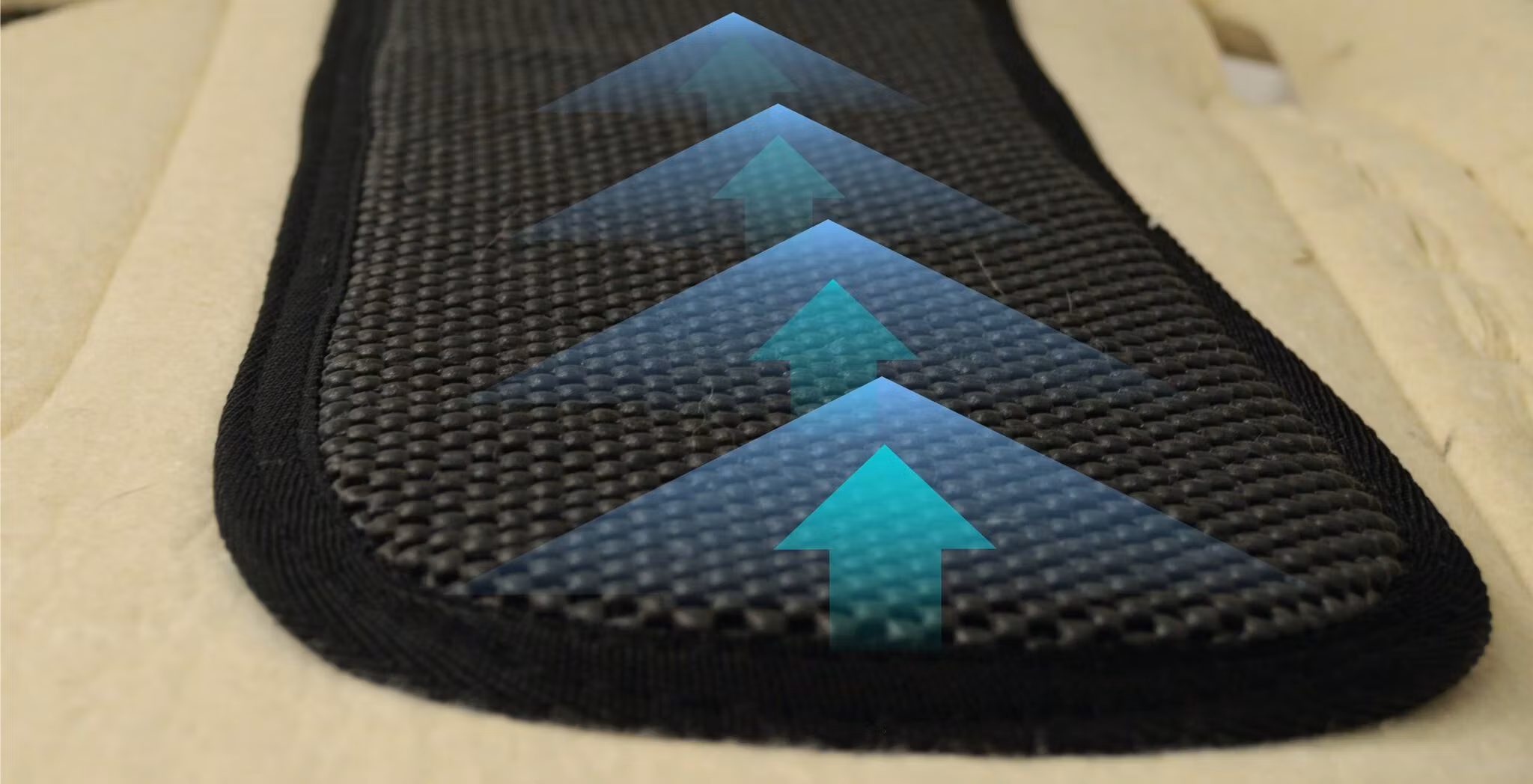 Sattelmax Felt Zoprene Western Pad Black 30" x 30" B