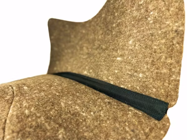 SattelMax Swappiepad  86 cm x 96 cm Black/Cappuccino