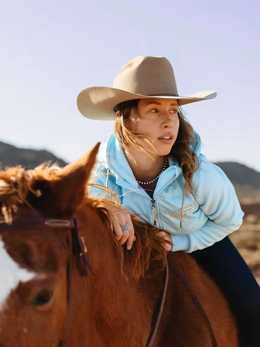 Kopia Ranch Girls Fleece Pro Shield ́Camilla Crystal Blue