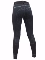 Mink Horse Ridbyxor "Equestrian LEAVES" med powergrip