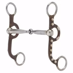 Weaver 2-Piece snaffle mouth pony bit