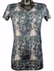 Mink Horse T-shirt med v-hals Crystal Stirrup