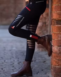 Rexa Ladies Gel Knee Pull On Riding Tights