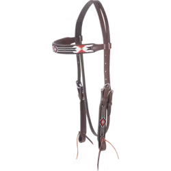 Cashel beaded browband headstall