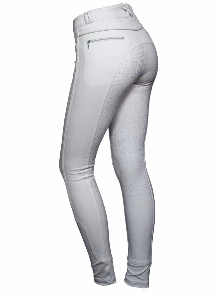 Mink Horse Ridbyxor "Equestrian LEAVES" med powergrip