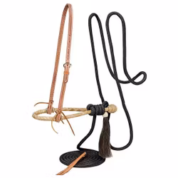 Weaver Bosal/Mecate Set - Black Mecate