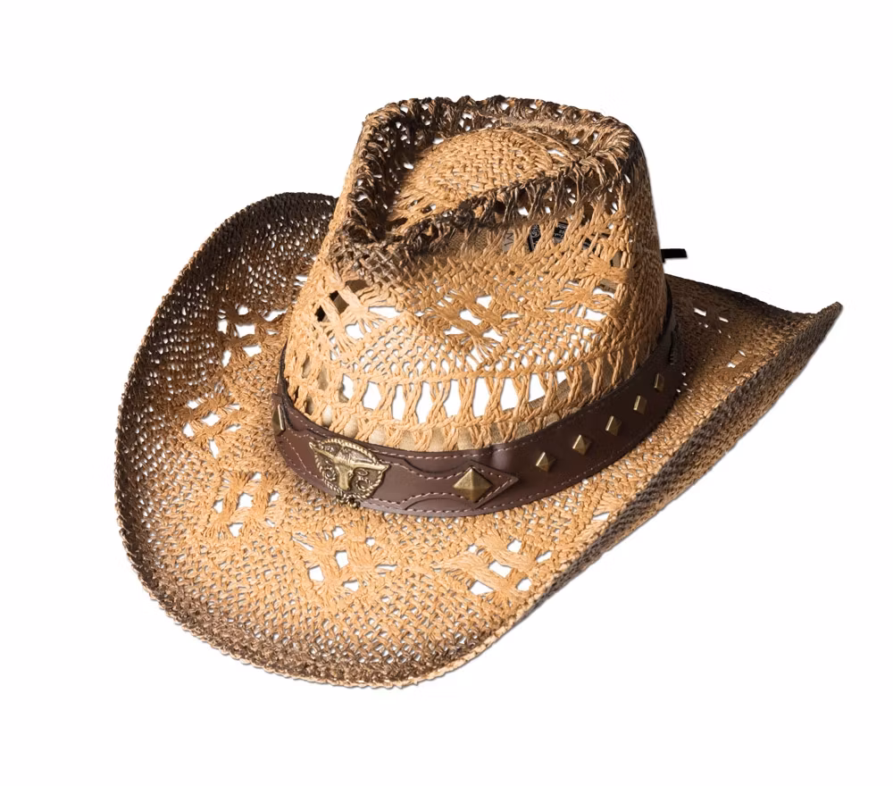 Stars & Stripes Cowboyhat Sunset 100% straw B