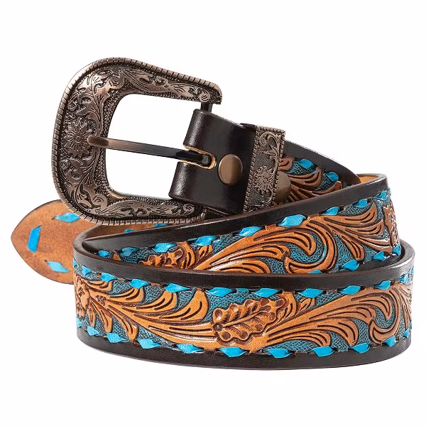 Stars & Stripes westernbelt  WG-303 100% leather