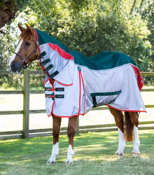Premier Equine Buster Stay-Dry Super Lite Fly Rug with Surcingles Green