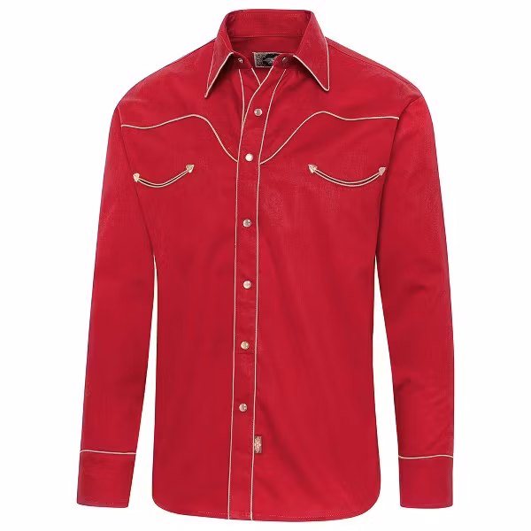 Stars & Stripes westernshirt Jack Red B