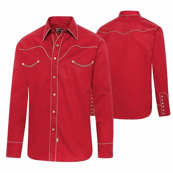 Stars & Stripes westernshirt Jack Red B