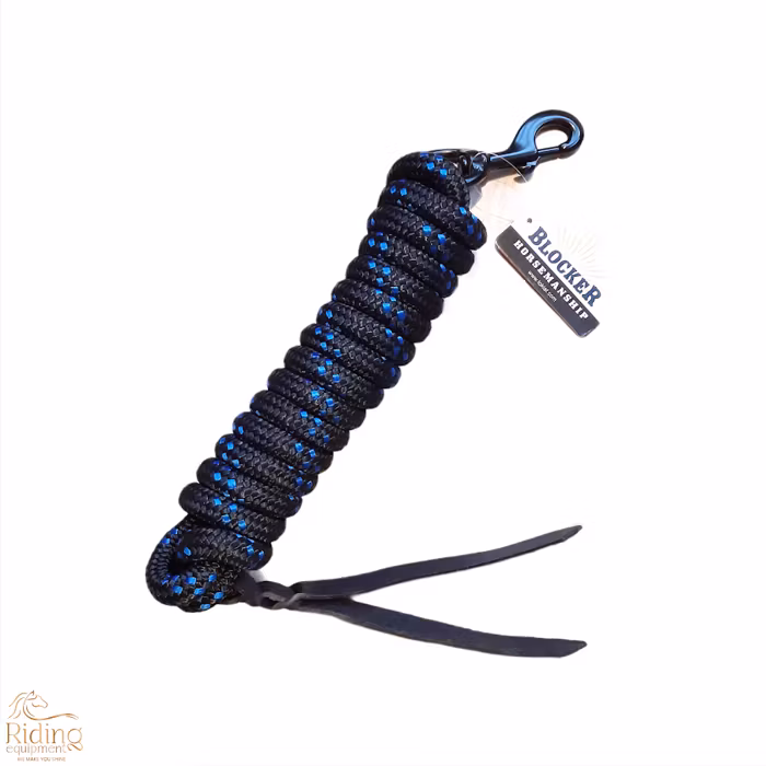 Blocker Groundwork Lead Rope Black/Royal Blue