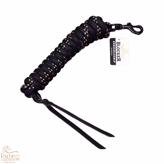 Blocker Groundwork Lead Rope Black/Rose Gold