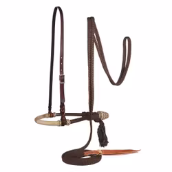 Professional´s Choice Bosal/Mecate Set Chocolate Flat Braid Mecate