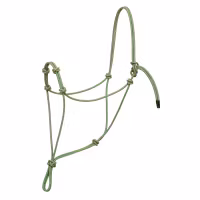 Weaver Silvertip Four Knot Ropehalter - Green/Tan