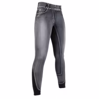 HKM denim ridbyxor Miss Easy med silikonskoning