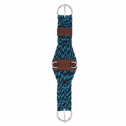 Weaver 100% mohair 27-strand cinch roper Navy/Turquoise B