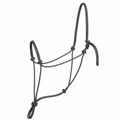 Silvertip Rope Halter Big Sky Black/Silver