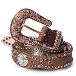 Stars & Stripes western belt Stone-7