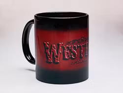 World of Western svart kaffe/temugg Western