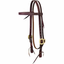Weaver working tack single-ply huvudlag med tie ends/mässing