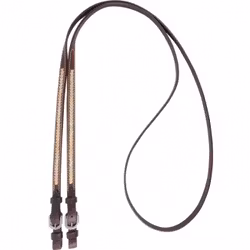 Cashel Rawhide Lace roping rein