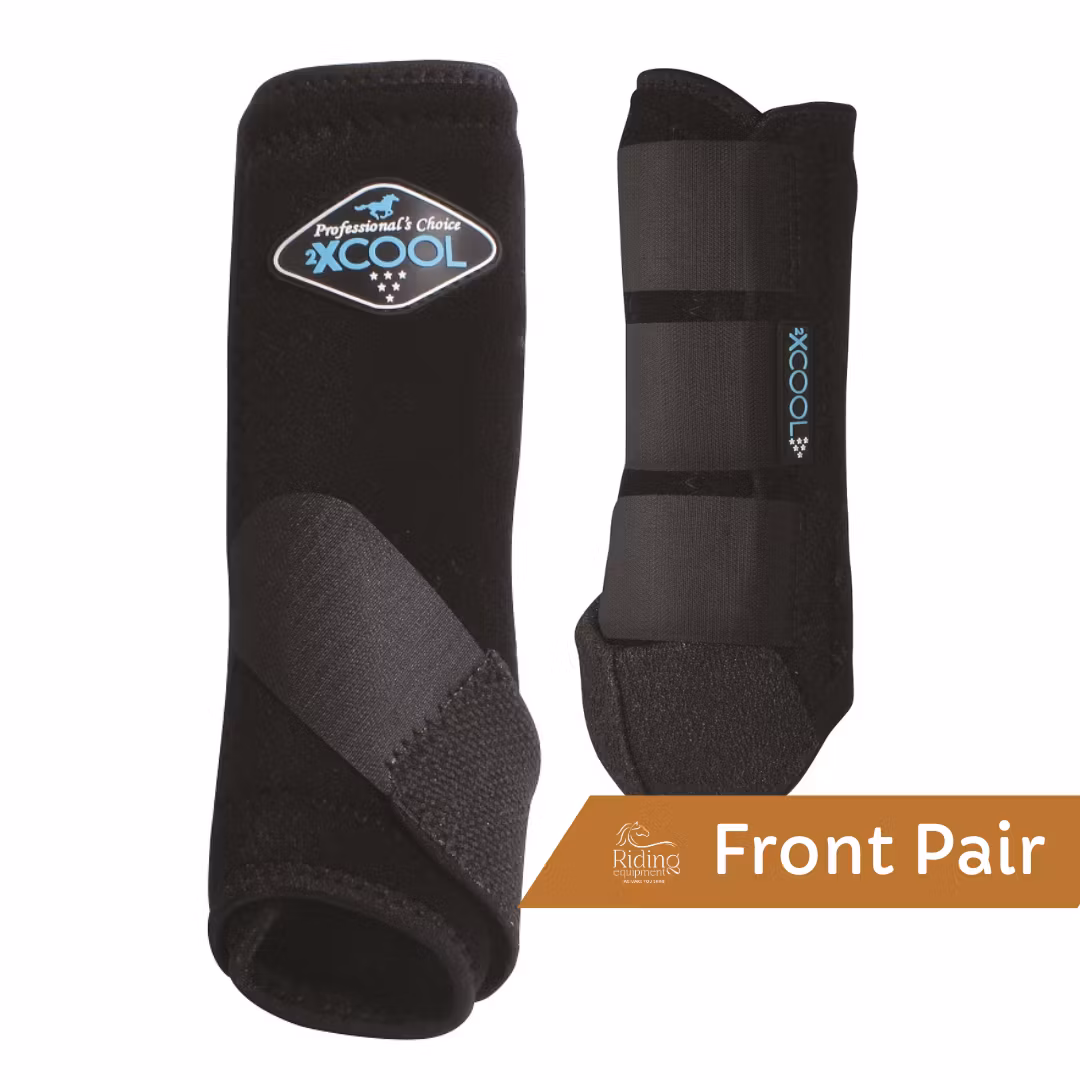 2XCool Sports Medicine Front Boots Black