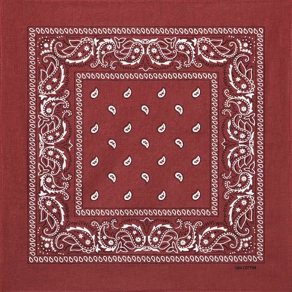 Stars & Stripes Bandana Bordeaux