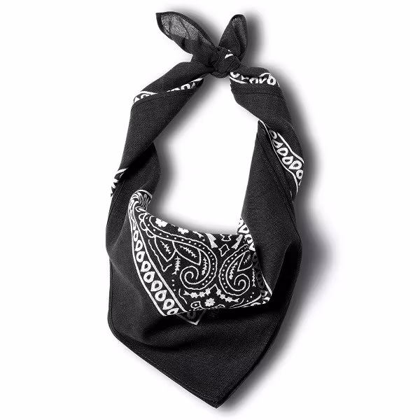 Stars & Stripes Bandana Black