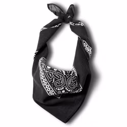 Stars & Stripes Bandana Black