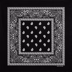 Stars & Stripes Bandana Black