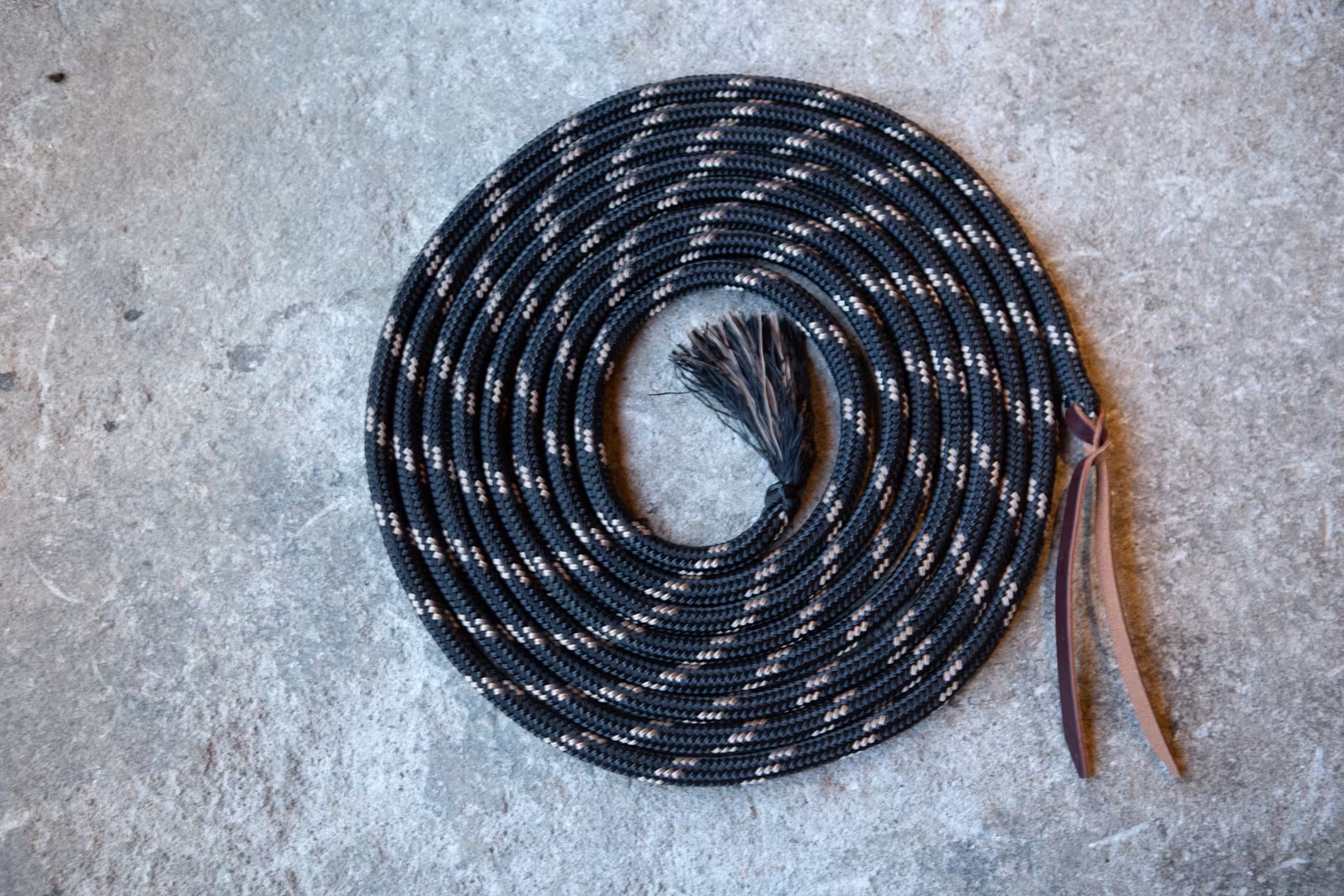 ATW All That Horseman Braid Mecate - Black/Tan