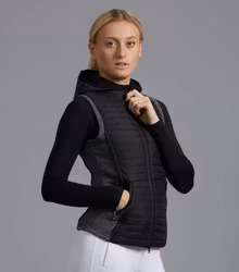 Premiere Equine Lamera Ladies Hybrid Technical Riding Gilet Black