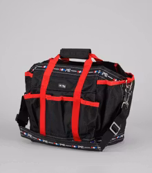 Premier Equine Grooming Kit Bag Black/Red