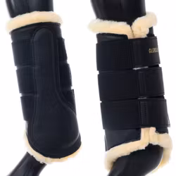 Globus Sport dressyrskydd Svart/Natur