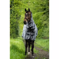 HKM flugtäcke Zebra med fast hals