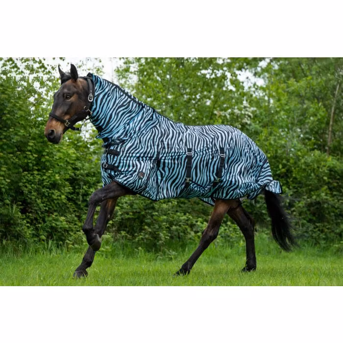 HKM flugtäcke Zebra Aqua