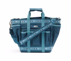 Premier Equine Grooming Kit Bag Blue and Peacock