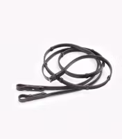 Premier Equine Salvatore Rubber & Leather Grip Reins Brown