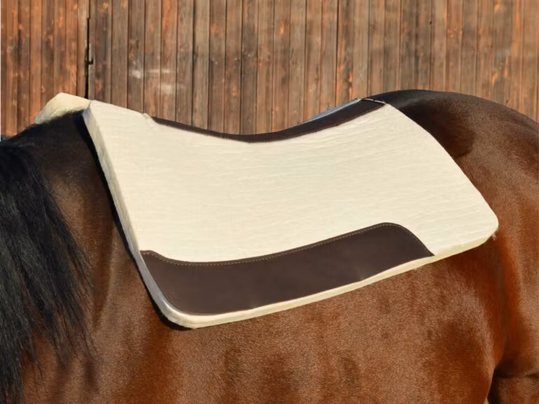 SattelMax Filzofree Westernpad Natur 32" B