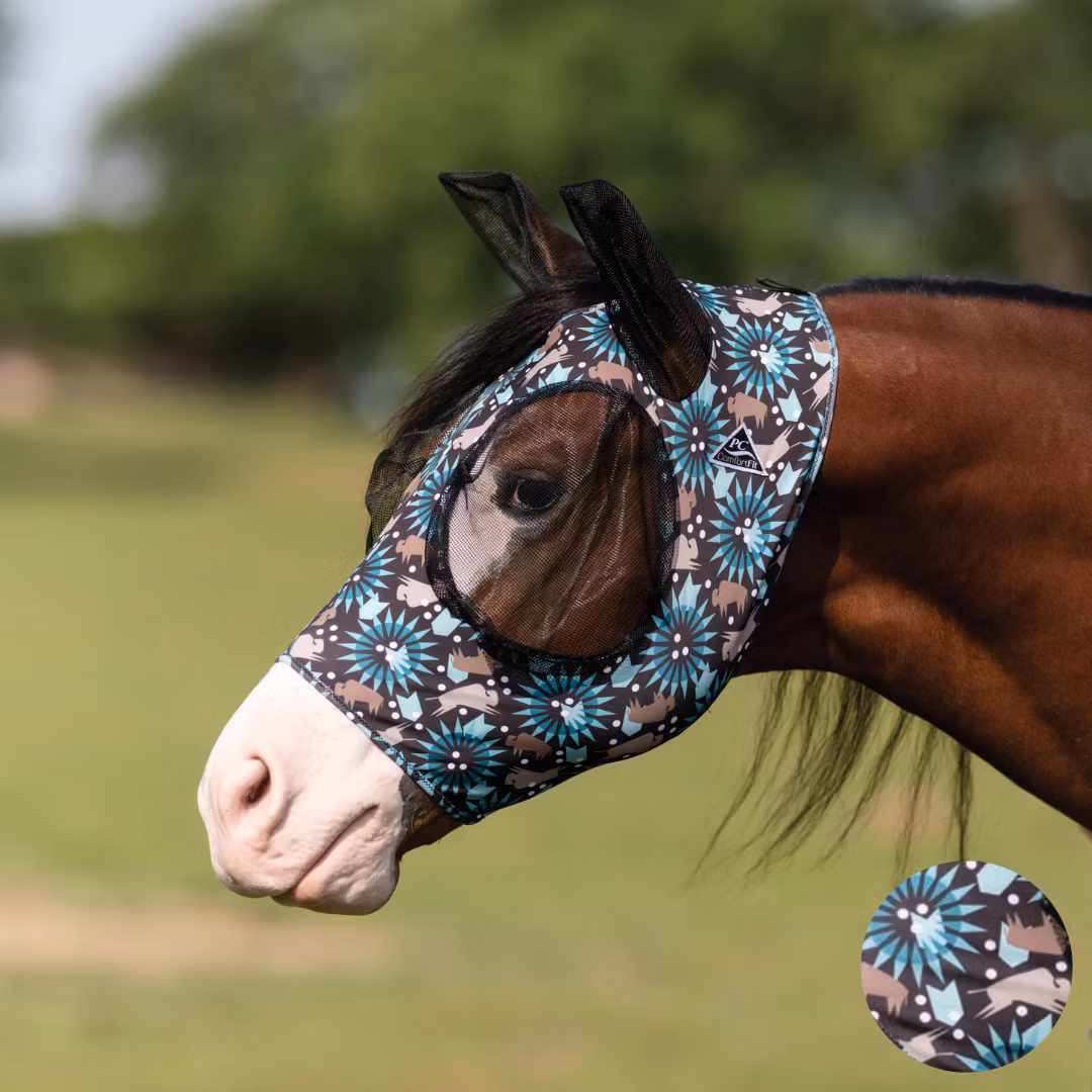 Professional´s Choice Comfort Fit Lycra Fly Mask Bison