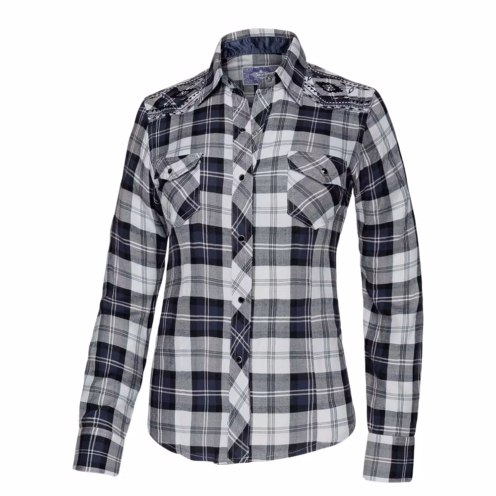 Stars & Stripes westernblouse Pasadena Blue B